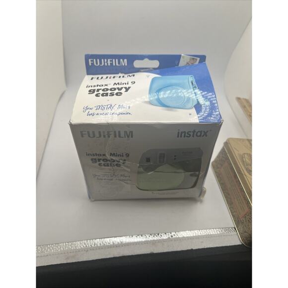 Fujifilm Instax Mini 9 Camera Cover Case w/Shoulder Strap Pocket Lime Green - Picture 5 of 5